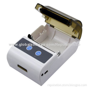 Bluetooth Thermal Printer, 90mm/Second, Measures 103 x 75 x 46mm